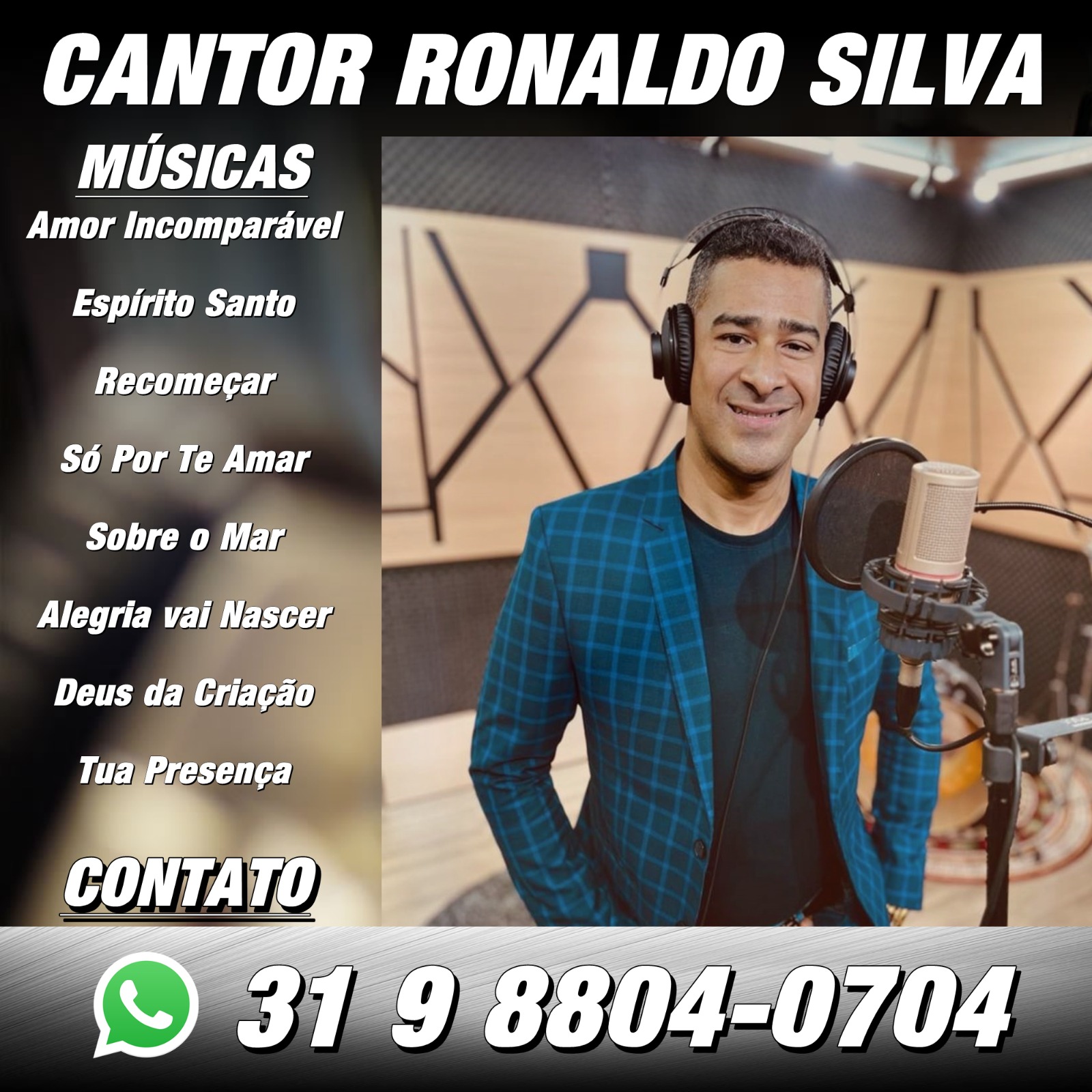 Cantor e compositor Ronaldo Silva